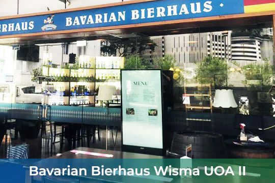 Digital Kiosk/ Standee at Bavarian Bierhaus German Restaurant