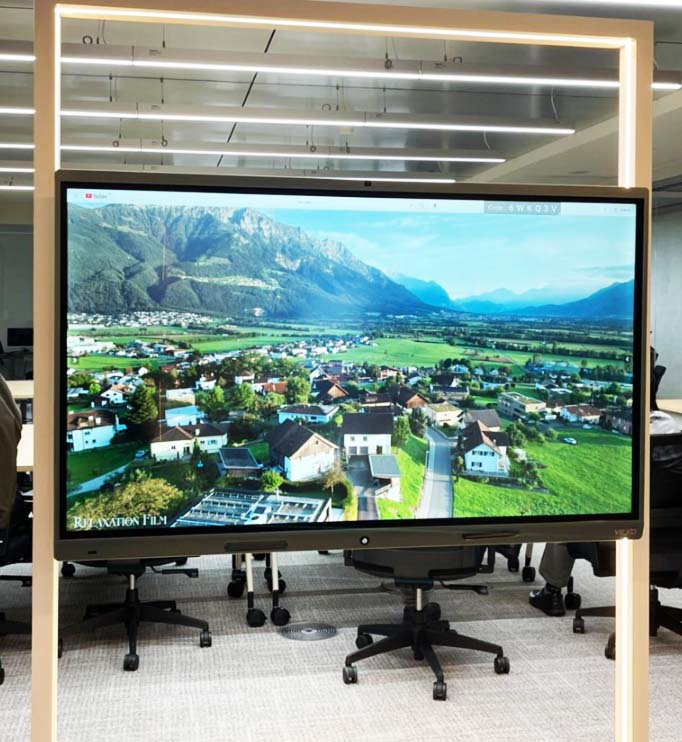 Interactive Flat Panel at Corporate Office