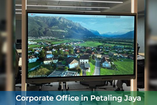Smart Interactive Panel/ Smartboard at Corporate Office in Petaling Jaya