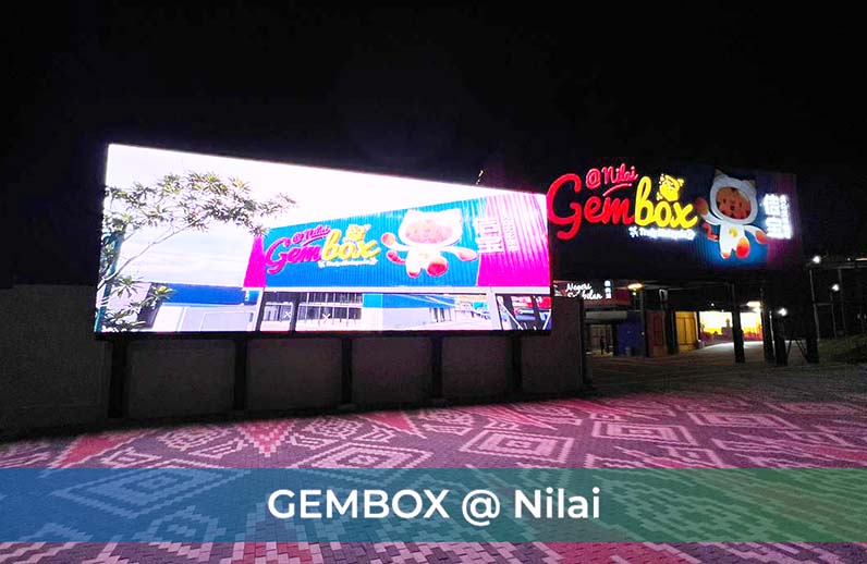 GEMBOX Malaysia's Largest Night Market Outdoor LED Displays