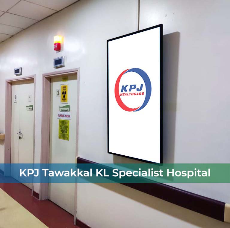 Digital Signage at KPJ Tawakkal Hospital