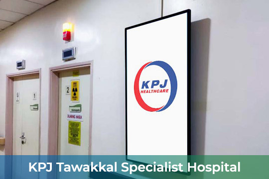 Smart Digital Signage at KPJ Tawakkal KL Specialist Hospital