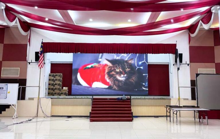 Indoor LED Screen at Majlis Daerah Raub