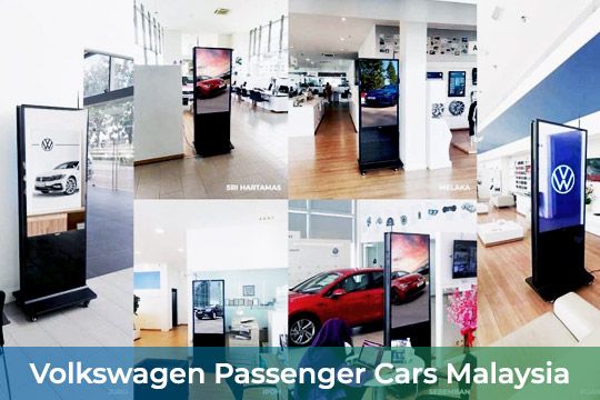 Digital Kiosk/ Standee at Volkswagen Passenger Cars Malaysia