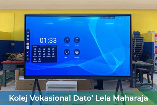 Smart Interactive Panel/ Smartboard at Kolej Vokasional Dato' Lela Maharaja