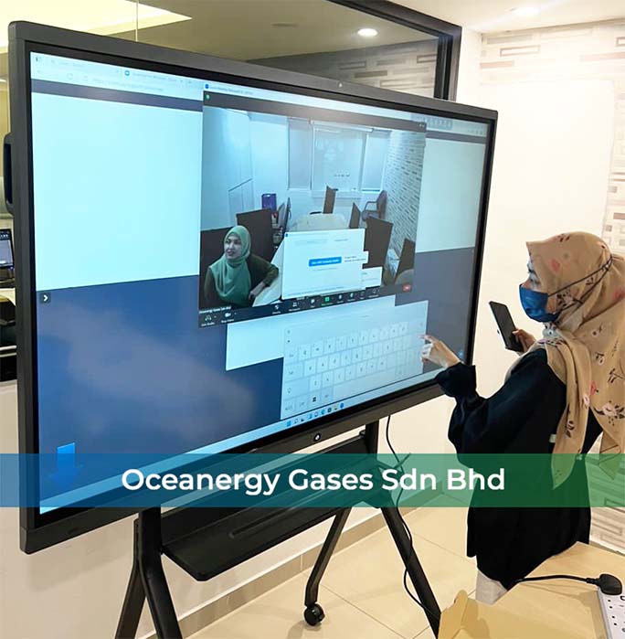 VEXO Smartboard at Oceanergy Gases