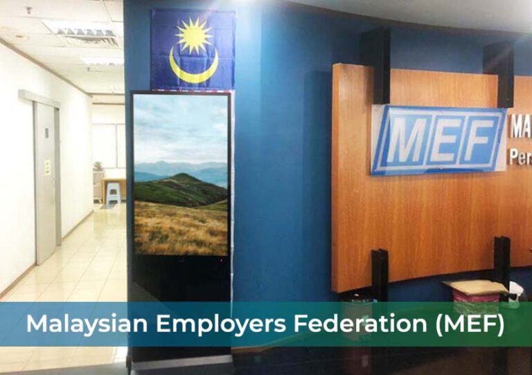 Digital Standees at Malaysian Employers Federation or MEF