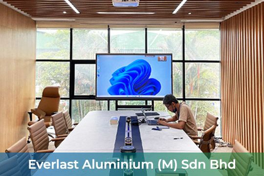 Smart Interactive Panel/ Smartboard at Everlast Aluminium (M) Sdn Bhd