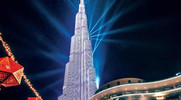 LED Media Facade on Burj Khalifa