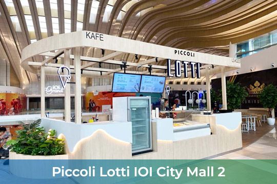 Smart Digital Signage/ Menu Board at Piccoli Lotti IOI City Mall 2