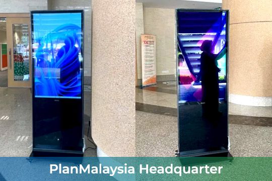 Interactive Touch-screen Kiosk/ Standee at PlanMalaysia Headquater Putrajaya