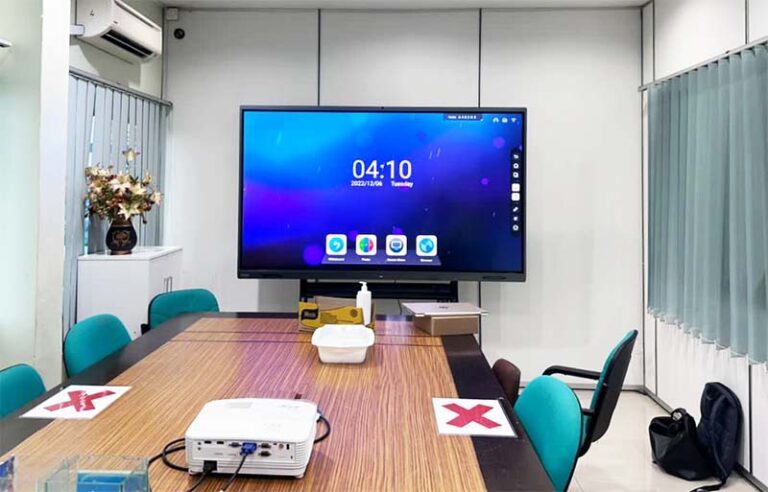Interactive whiteboard at Alam Aliran Kualiti Sdn Bhd