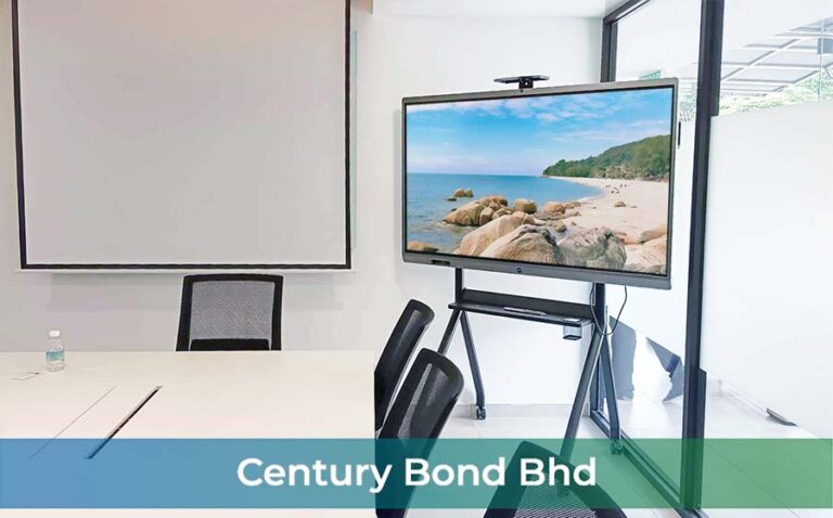 Interactive Smartboard at Century Bond Bhd