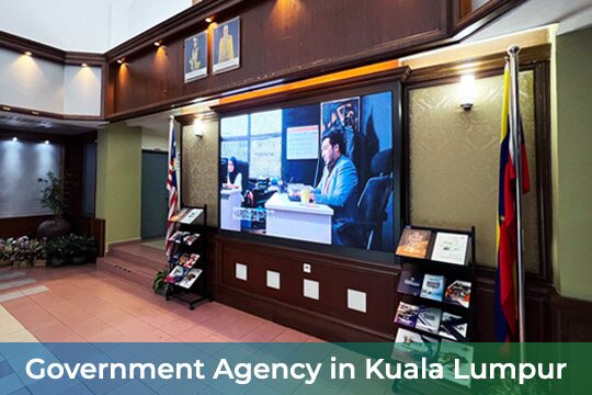 Indoor LED Screen at Government Agency in Kuala Lumpur