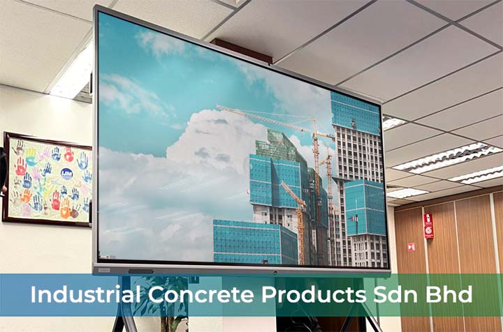 Smartboard at Industrial Concrete Products Sdn Bhd
