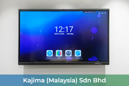 Smart Interactive Panel/ Smartboard at Kajima Malaysia Sdn Bhd