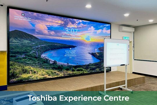 Indoor LED Screen at Toshiba Experience Centre
