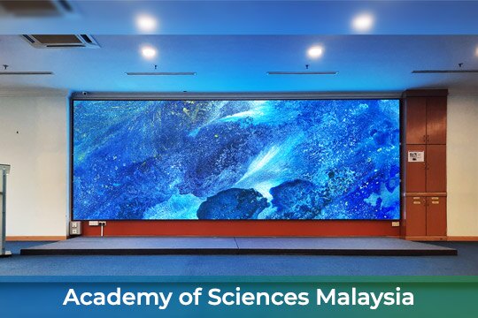 LED Screen at Academy of Sciences Malaysia