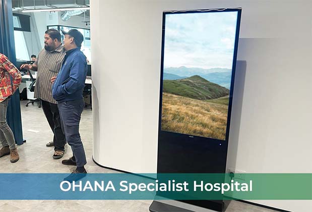 Digital Standee at OHANA Specialist Hospital