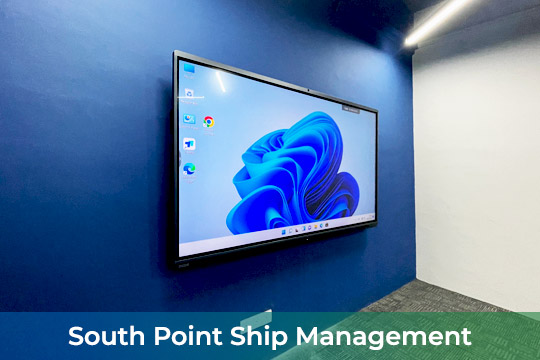 Smart Interactive Panel/ Smartboard at Southpoint Ship Mangement Sdn Bhd