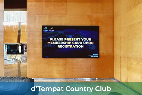 Indoor LED at d'Tempat Country Club