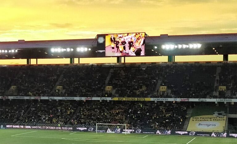 Outdoor LED Screen at Football Stadium