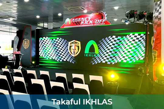 Indoor LED Screen Rental at Takaful IKHLAS