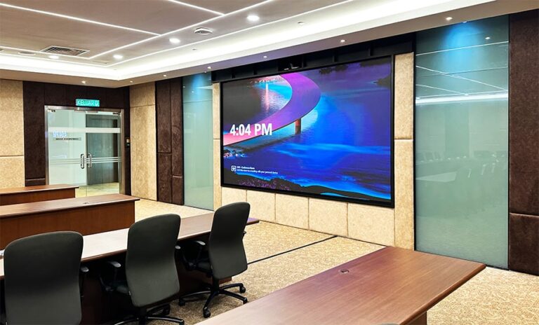 Fine Pitch LED Screen at UMW Toyota Conference Room