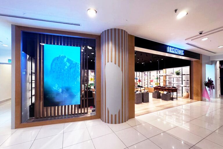 Indoor LED Screen at Birkenstock Gurney Plaza