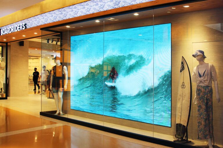 Indoor LED Screen at Boardriders Sunway Pyramid