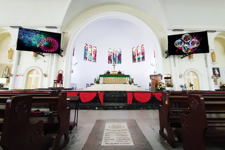 Indoor LED Screen at Cathedral of StJohn