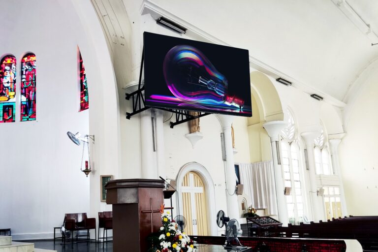 Indoor LED Screen at Cathedral of StJohn