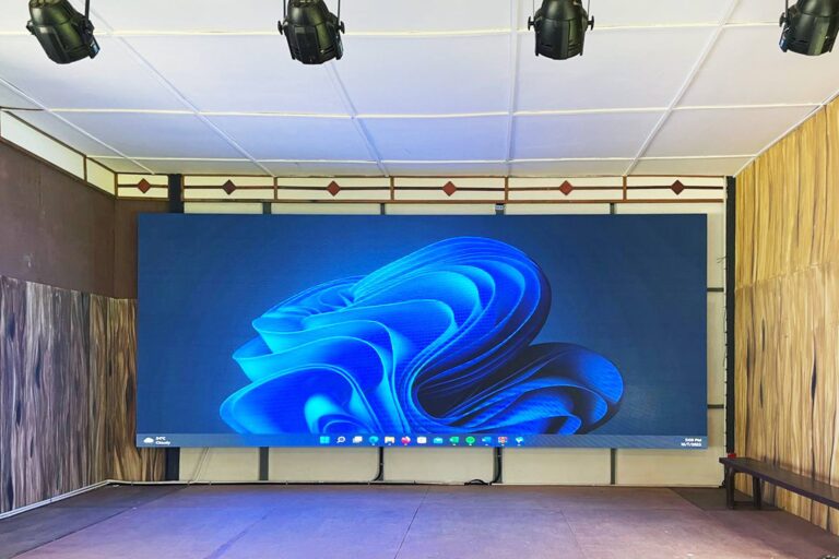Indoor LED Screen at Cinta Manis Eco Resort