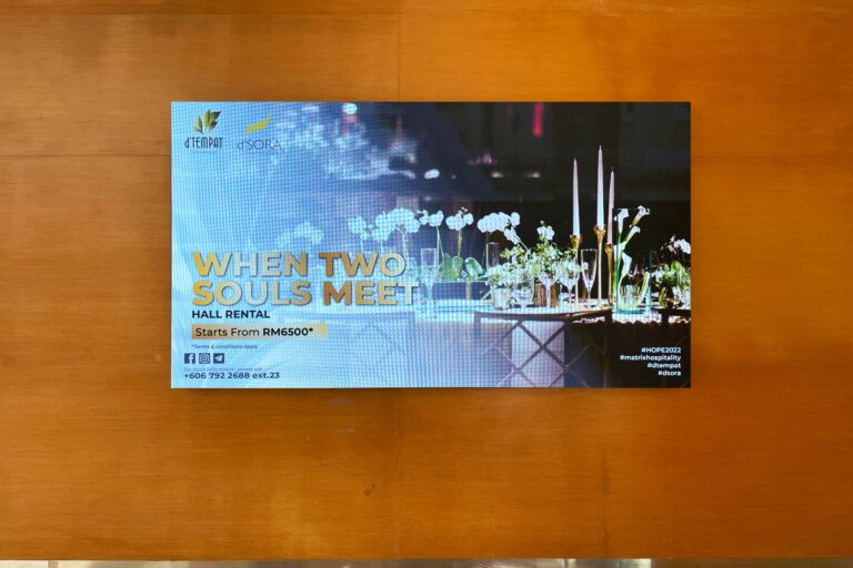 LED Screen at d'tempat Country Club which is developed by Matrix Concept