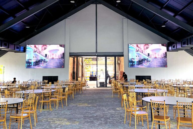 Indoor LED Screen at Ellisa Garden Hall