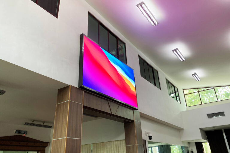 Indoor LED Screen at Herald Presbyterian Church