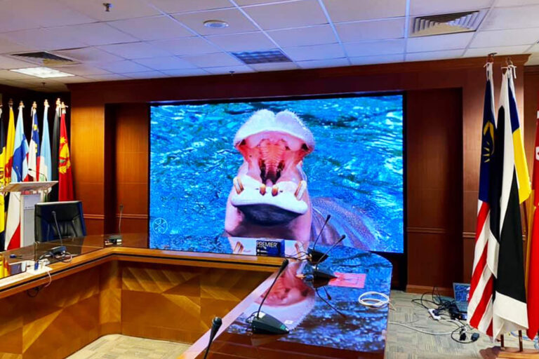 Indoor LED Screen at Jabatan Tenaga Manusia JTM