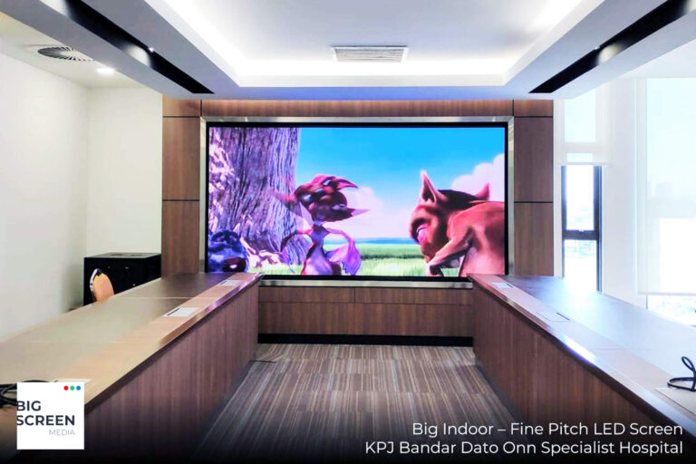 Indoor LED Screen at KPJ Bandar Dato' Onn Specialist Hospital