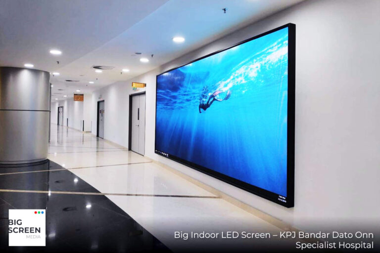 Indoor LED Screen at KPJ Bandar Dato' Onn Specialist Hospital