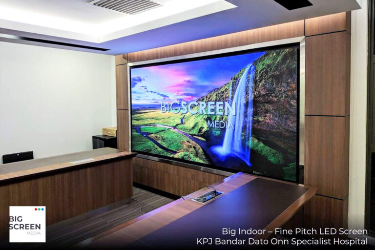 Indoor LED Screen at KPJ Bandar Dato' Onn Specialist Hospital