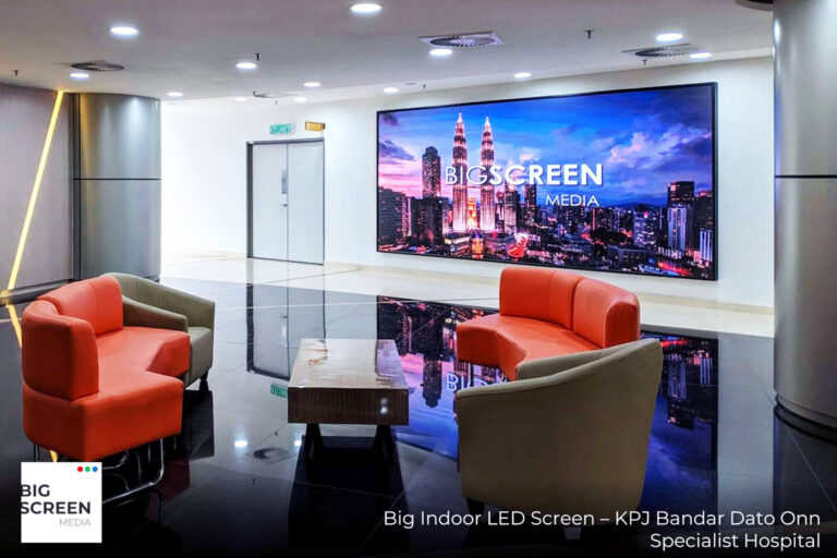 Indoor LED Screen at KPJ Bandar Dato' Onn Specialist Hospital