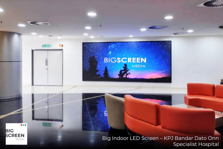 Indoor LED Screen at KPJ Bandar Dato' Onn Specialist Hospital