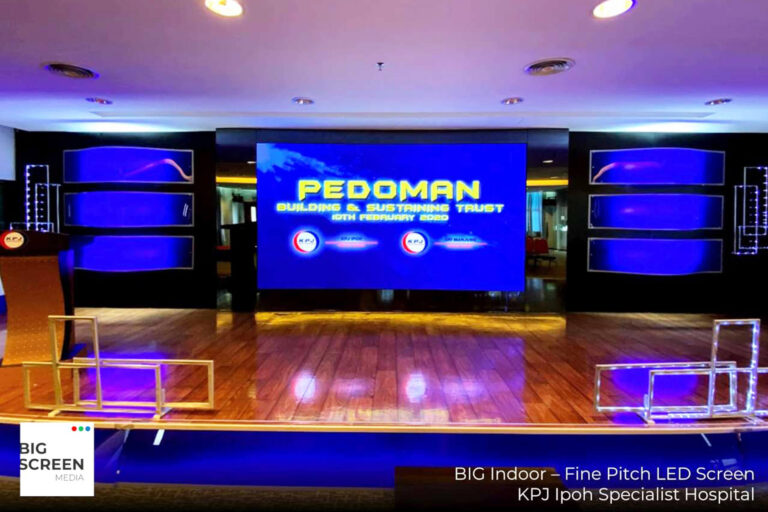 Indoor LED Screen at KPJ Ipoh Specialist Hospital