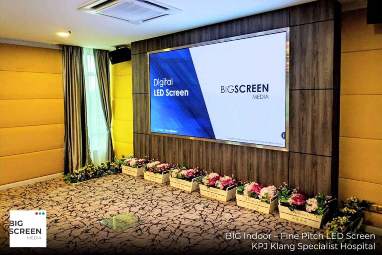 Indoor LED Screen at KPJ Klang Specialist Hospital