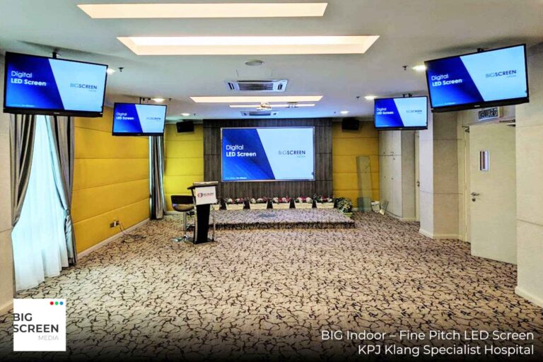 Indoor LED Screen at KPJ Klang Specialist Hospital