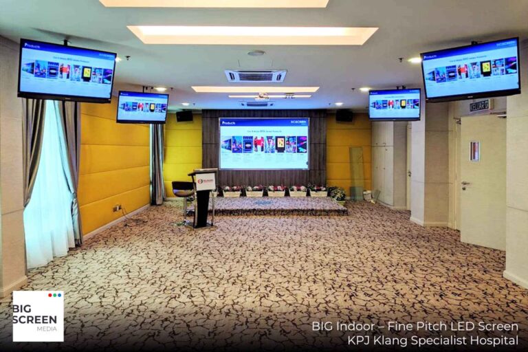 Indoor LED Screen at KPJ Klang Specialist Hospital