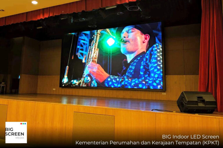 Indoor LED Screen at KPKT Kementerian Perumahan Kerajaan Tempatan