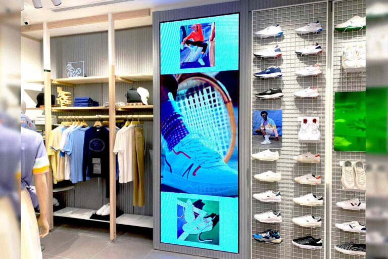Indoor LED Screen at Lacoste Sunway Pyramid