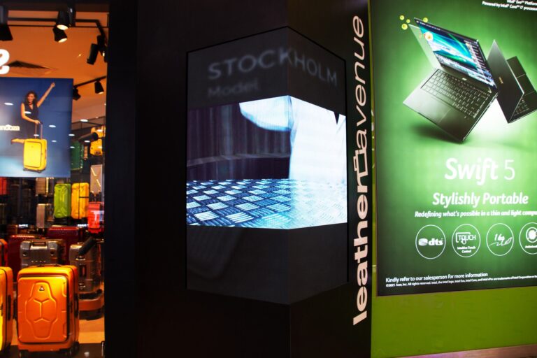Indoor LED Screen at Leather Avenue Holdings Sdn Bhd