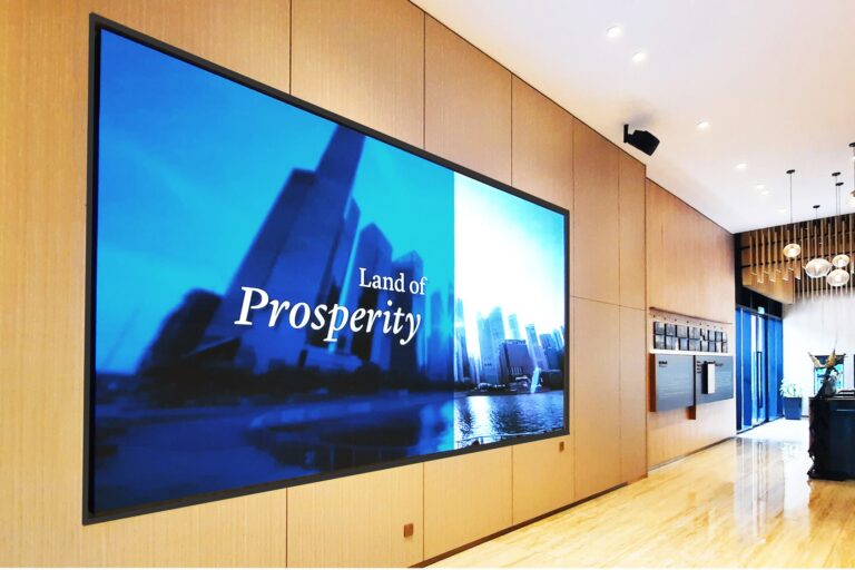 Indoor LED Screen at MCL Land Quinn Sales Gallery